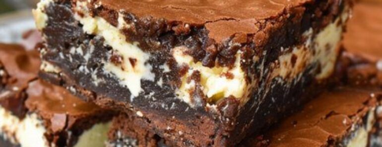 Decadent Cream Cheese Brownies