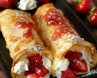 👉Strawberry Cheesecake Chimichangas 👉Strawberry Cheesecake Chimichangas