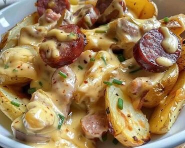 👉Cheesy Ranch Potatoes and Smoked Sausage