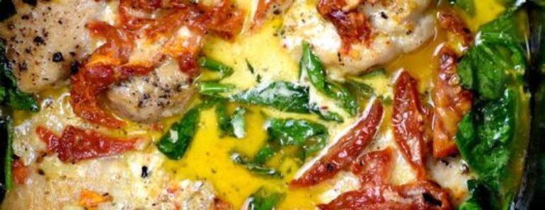 CrockPot Tuscan Chicken