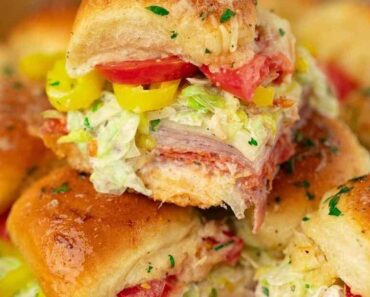 Savory Italian Deli Sliders on Hawaiian Rolls