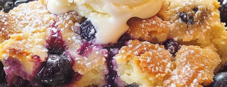 👉Irresistible Blueberry Cobbler Delight