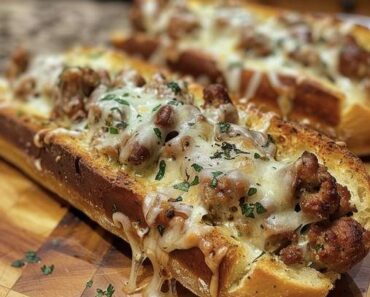Savory Italian Sausage Garlic Bread Sandwiches