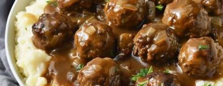 👉Salisbury SteakMeatballs