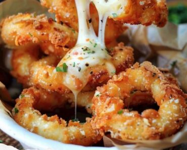 Mozzarella Stick Onion Rings