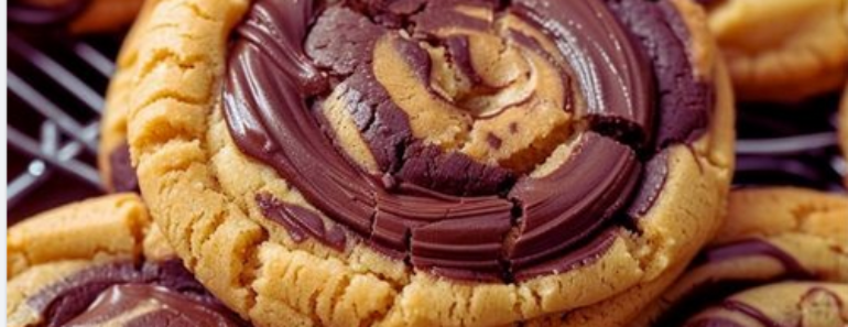Peanut Butter Brownie Swirl Cookies