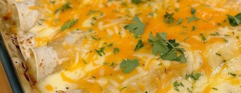 Cream Cheese Chicken Enchiladas
