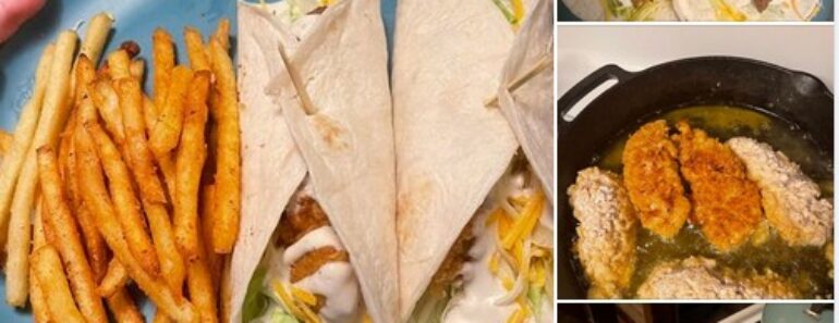 Homemade Chicken Snack Wraps Recipe