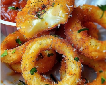 Mozzarella Stick Onion Rings