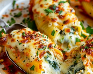 Cheesy Spinach Stuffed Shells