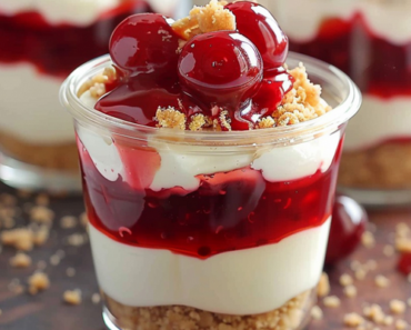 Cherry Cheesecake Parfaits: Cherry Cheesecake Parfaits: