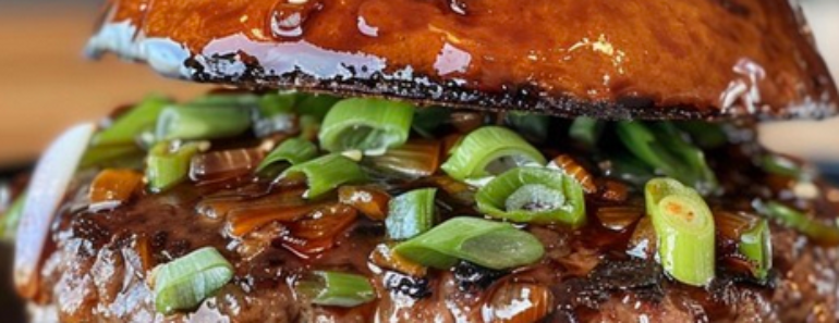 Savory Teriyaki Beef Burger