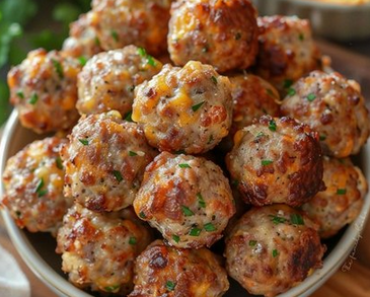 👉Savory Bisquick Sausage Balls