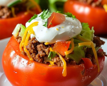 Healthy Taco Stuffed Tomatoes