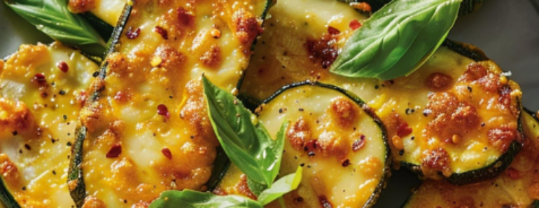 👉Cheesy Garlic Zucchini Steaks 👉Cheesy Garlic Zucchini Steaks