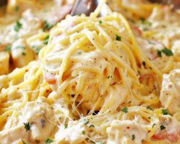Cheesy Chicken Spaghetti
