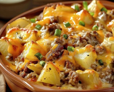 Rustic Campfire Beef and Potato Casserole