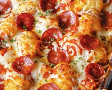 Pizza Tot Casserole
