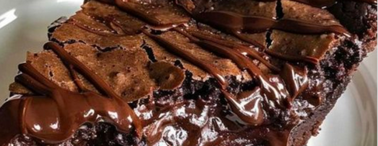 Decadent Gooey Brownie Pie