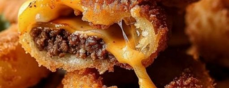 Cheeseburger Onion Rings