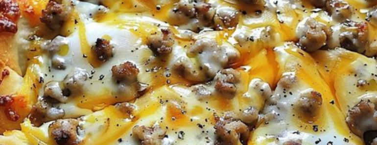 Heavenly Morning Feast Pizza