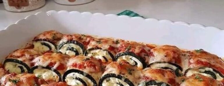 Zucchini Ricotta Roll Ups