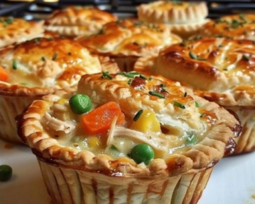 Mini Chicken Pot Pie Muffins