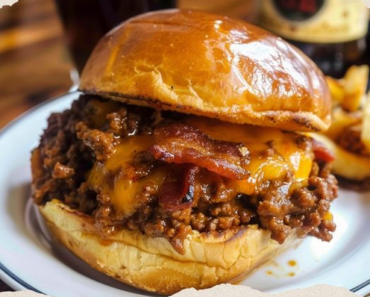 Turkey Bacon Sloppy Joes