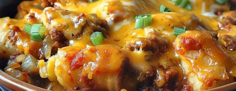 Cheesy Taco Tater Tot Casserole