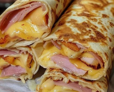 Air Fryer Hot Chicken Ham and Cheese Wraps