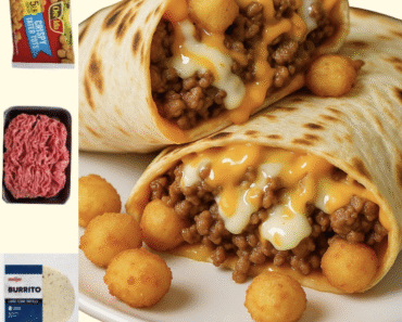 Cheesy Potato Burritos