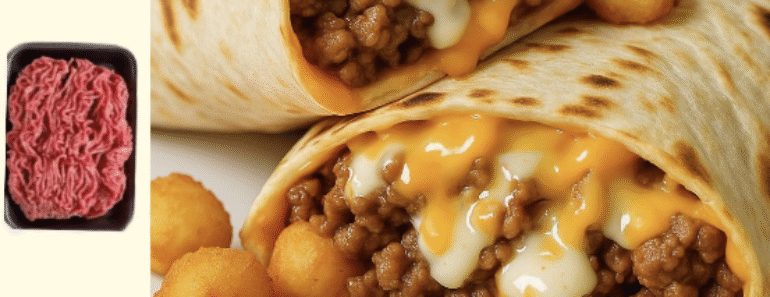Cheesy Potato Burritos