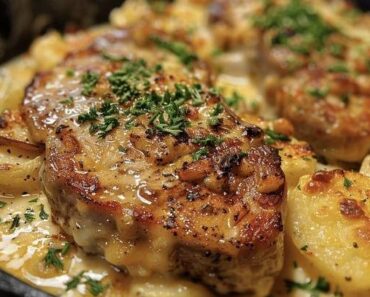 👉GarlicParmesan PorkChops