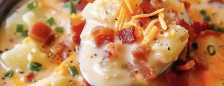 👉CrockPot PotatoSoup