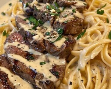 👉Olive Garden Steak Gorgonzola Alfredo