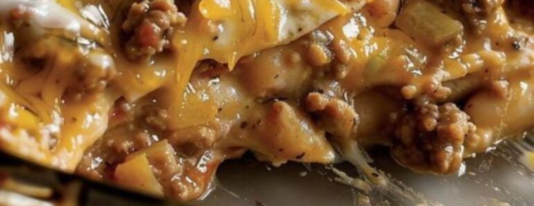 👉CreamyBurrito Casserole