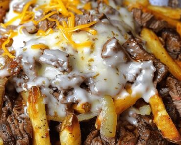 👉Philly SteakCheeseFries