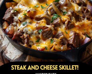 👉SteakCheese Skillet