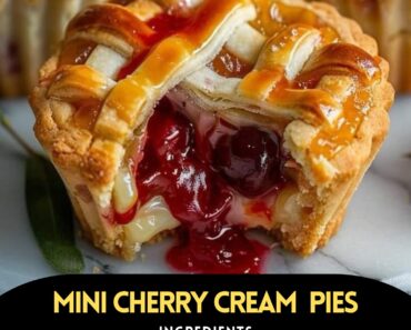 👉Mini Cherry Cream Cheese Pies 👉Mini Cherry Cream Cheese Pies