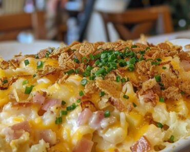 👉CheesyHam and Potato Casserole
