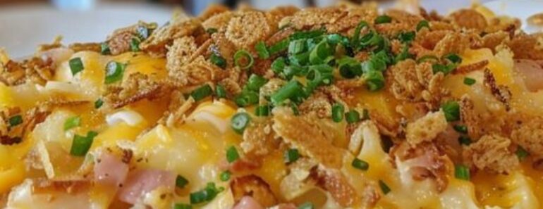👉CheesyHam and Potato Casserole