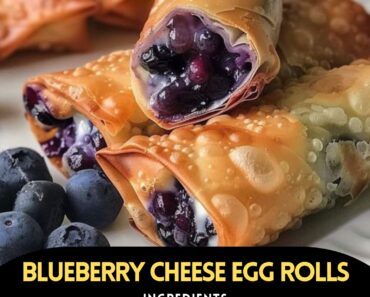 👉Blueberry Cream Cheese Egg Rolls 👉Blueberry Cream Cheese Egg Rolls