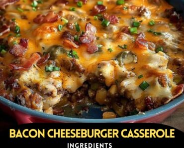 👉BaconCheeseburger Casserole