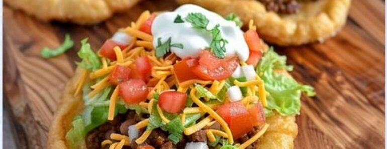 Soft and Fluffy Indian Fry Bread Tacos