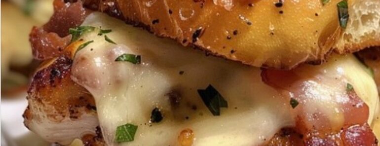 Chicken Bacon Ranch Sliders