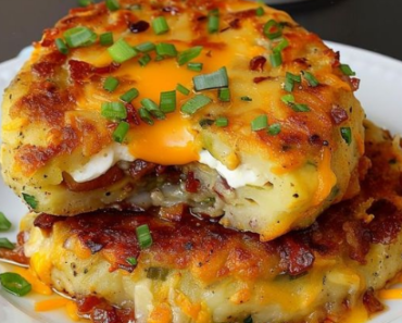 👉Cheesy Stuffed Potato Cakes 👉Cheesy Stuffed Potato Cakes