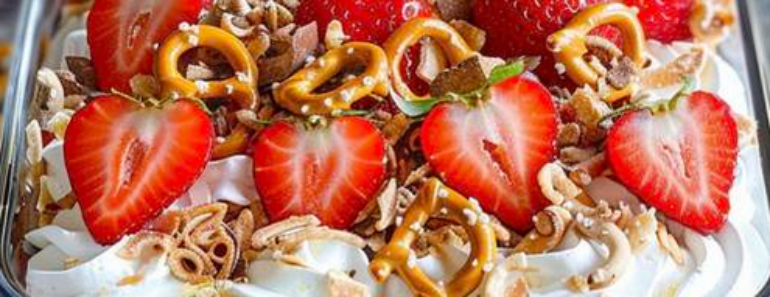 Strawberry Pretzel Dessert