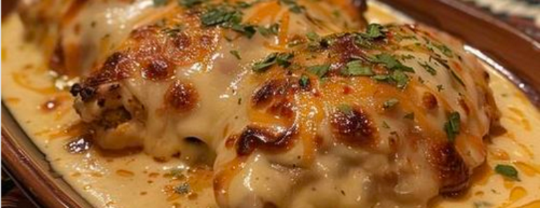 Mexican Chicken with Cheese Sauce