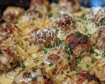 French Onion Meatballs