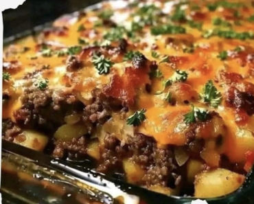 Cowboy Meatloaf Potato Casserole